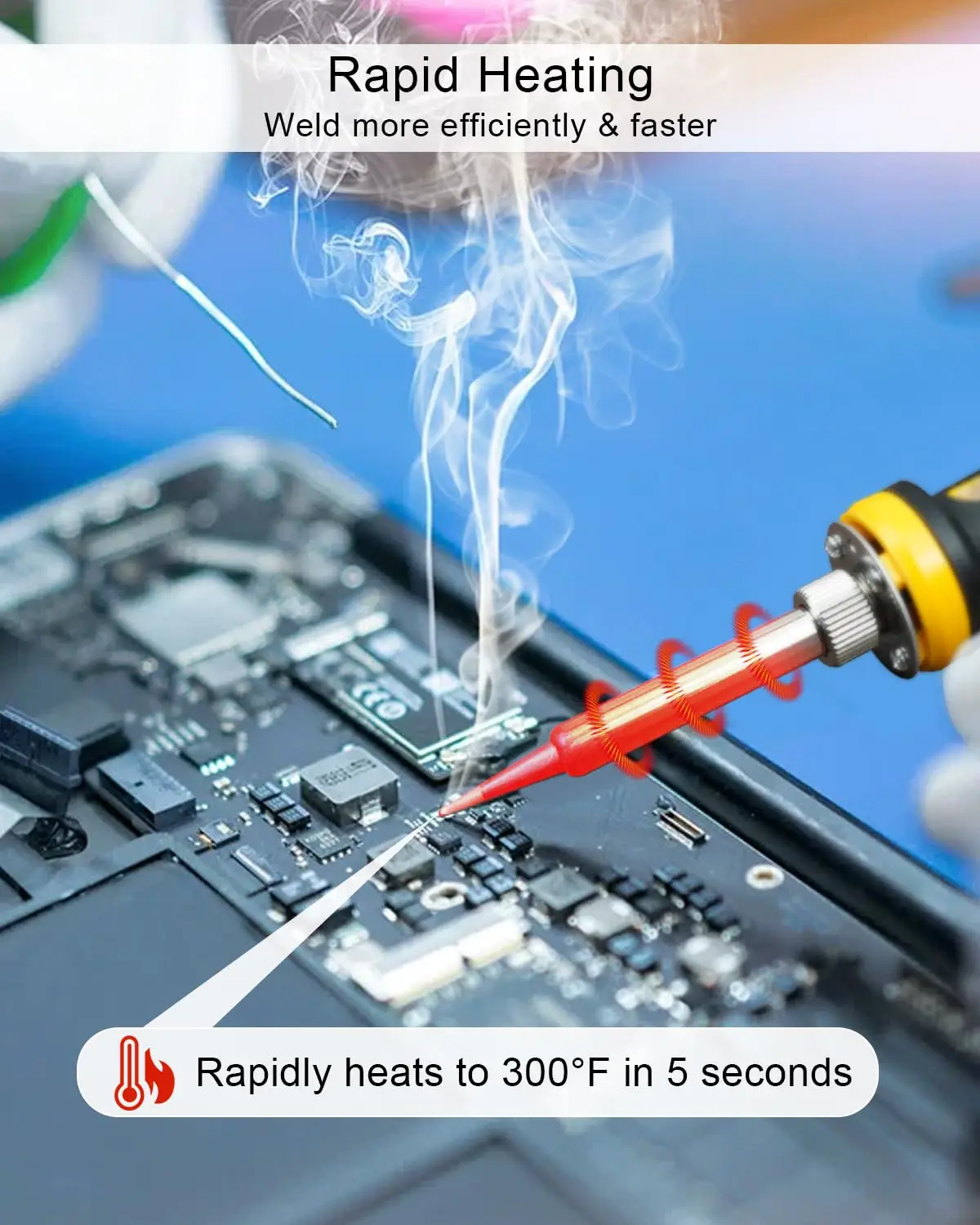 Portable Soldering Iron Kit Co - Elektronik Repair ulasan dan harga