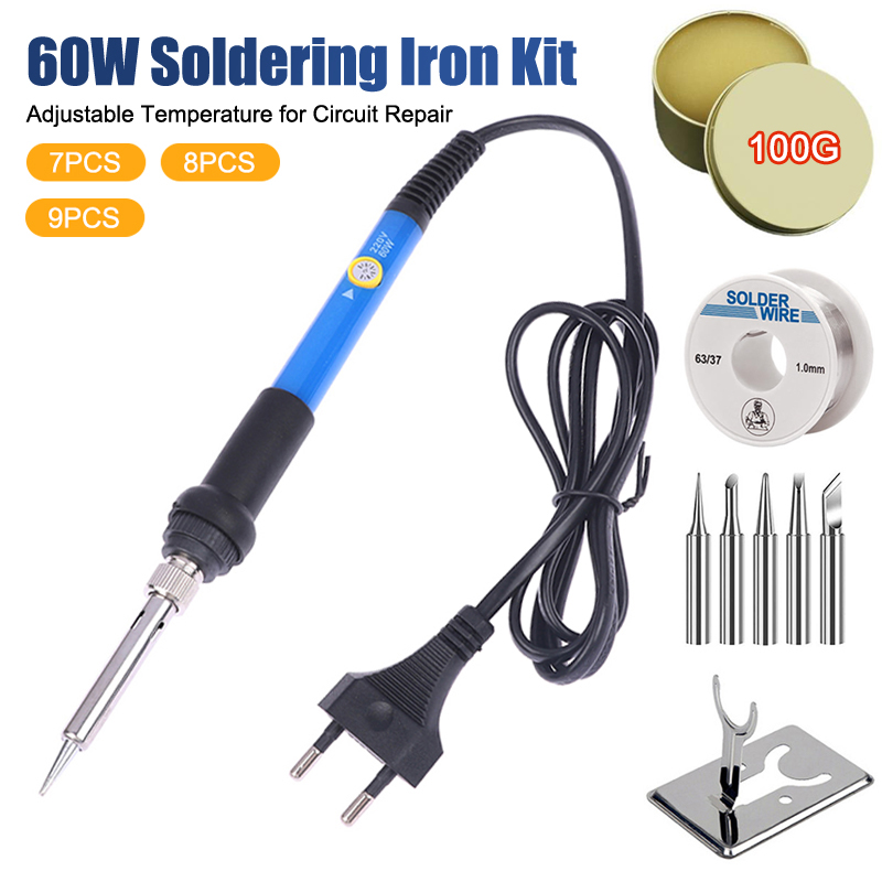 Adjustable Temp 220V 60W Elect - Elektronik Repair ulasan dan harga