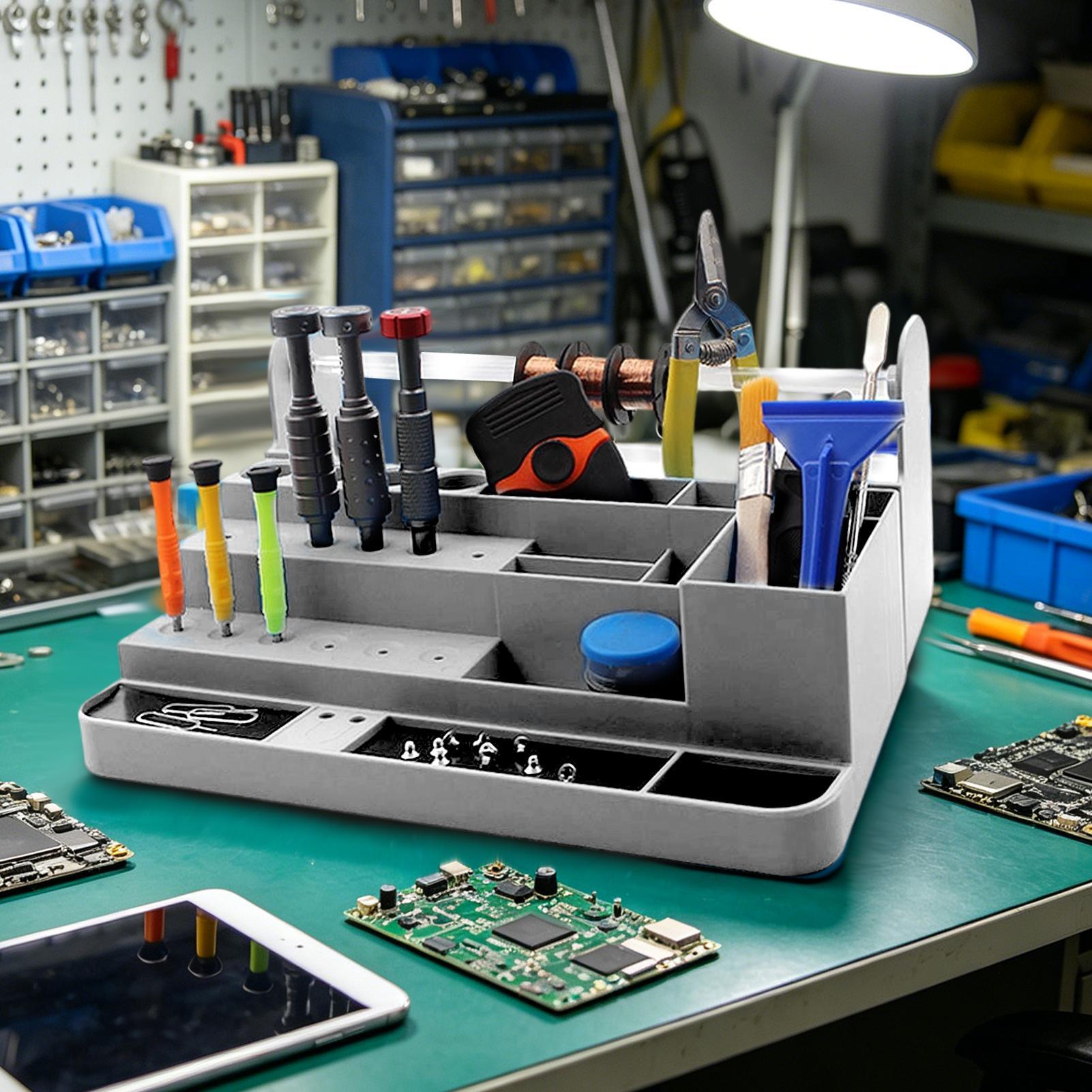 Heavy-Duty Desktop Storage Ele - Electronics Repair Shop ulasan dan harga