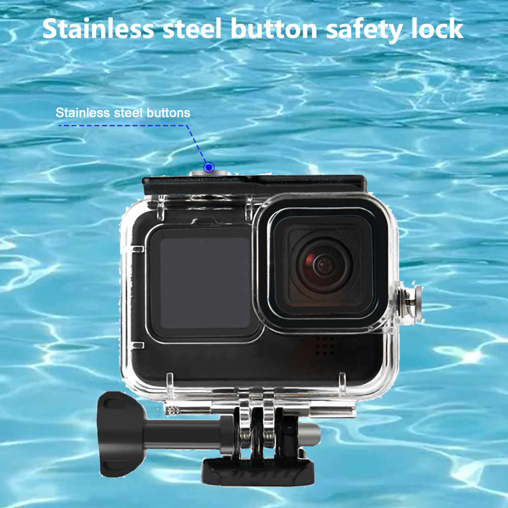 Waterproof Housing Case for Go - Gopro Action Camera Hero 13 Black ulasan dan harga