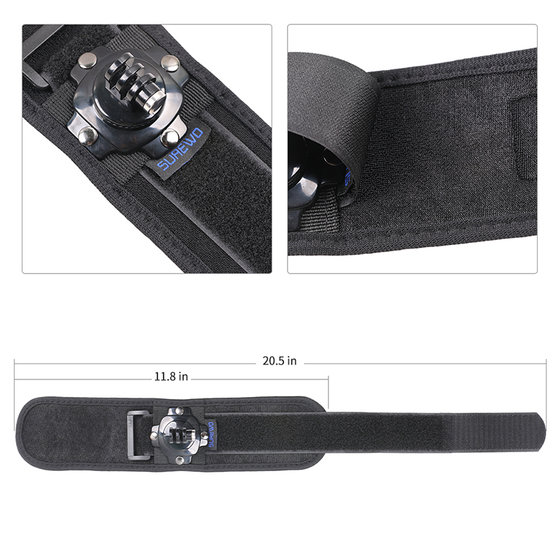 SUREWO Wrist Strap Mount Compa - Gopro Action Camera Hero 13 Black ulasan dan harga