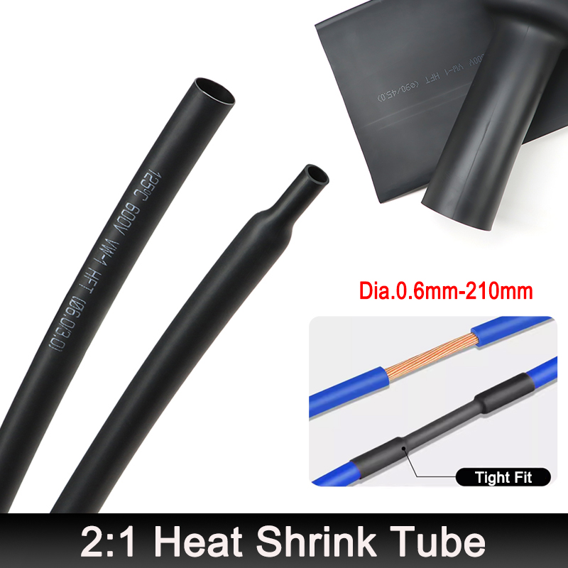 Black 2:1 Heat Shrink Tube Dia - Electronics Repair Youtube ulasan dan harga
