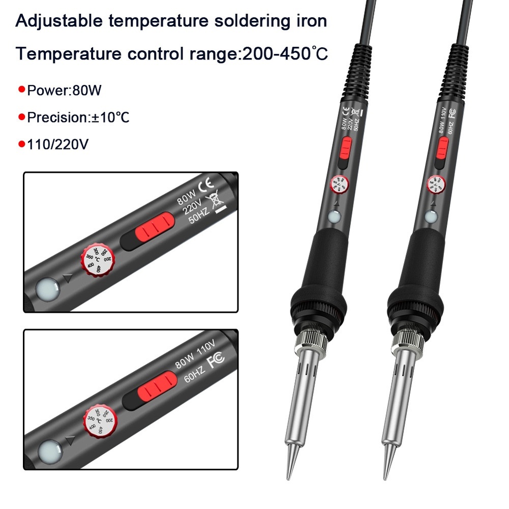 80W Soldering Iron Kit With Sw - Electronics Repair Shop ulasan dan harga