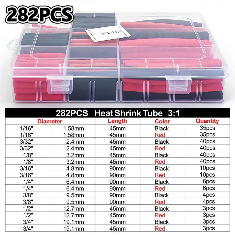282Pcs Electronic Cable Heat S - Electronics Repair Youtube ulasan dan harga