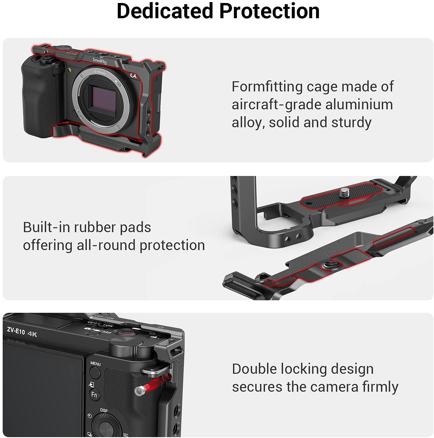SmallRig for Sony ZVE10 Camera - Sony Camera A6400 ulasan dan harga